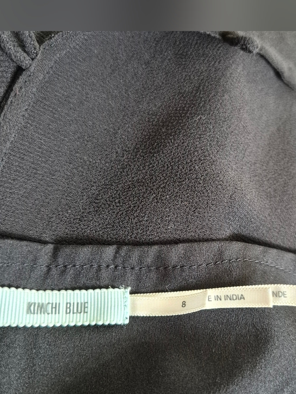 Kimchi Blue "Emma" Crepe Lace Dress, Size 8, Black, LBD - Picture 2 of 14